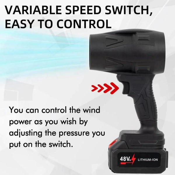 48V – Compact Lithium Turbo Blower with Handheld Power''